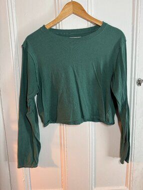 Free People Long Sleeve Cotton Tee